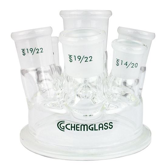 LID, REACTION VESSEL, 7-NK, 250ML, EQUIVALENT TO METTLER OPTIMAX 1001
