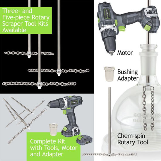CHEM-SPIN SCRAPERS, ROTARY TOOLS, SPATULAS