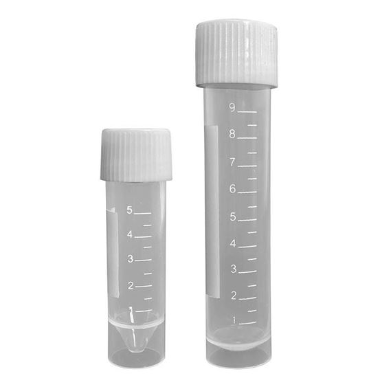 TUBES, TRANSPORT, MAILING, SCREW CAP, GRADUATED, STERILE