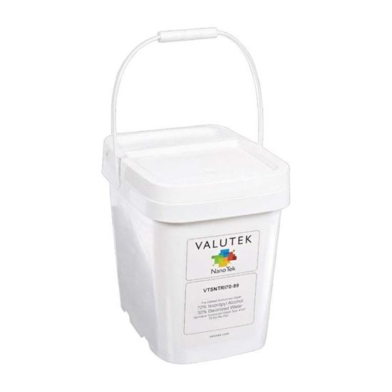 WIPER, PREWETTED, SPUNLACE, NONWOVEN, CELLULOSE-POLYESTER, MICROTEK, VALUTEK