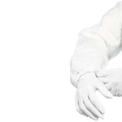 SLEEVE, POLYPROPYLENE, ELASTIC CUFF, MICROTEK, VALUTEK