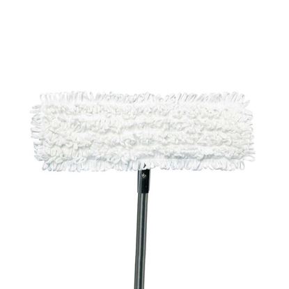 FLAT MOP, WHITE POLYESTER MICROFIBER FILAMENT, NANOTEK, VALUTEK