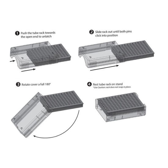 PCR RACK, LOW TEMPERATURE, 96-WELL