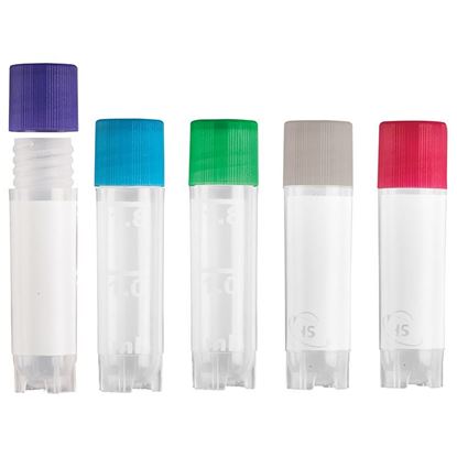 CRYOGENIC VIAL, SELF-STANDING, EXTERNAL THREAD, STERILE, ASSORTED COLORS, HEATHROW