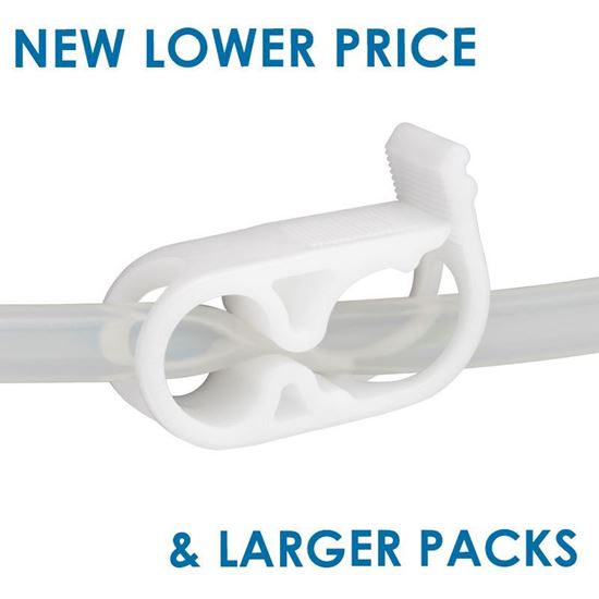 FLOW CONTROL TUBE CLAMPS, 0.45 INCH OD