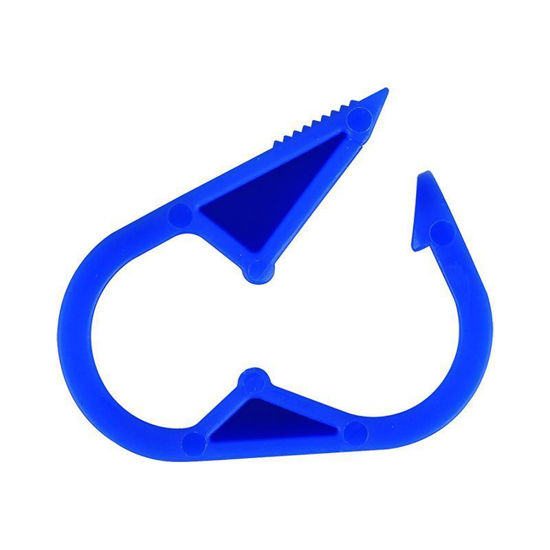 TUBING CLAMP, SINGLE POSITION, POLYPROPYLENE, FOR 1/4” OD TUBING
