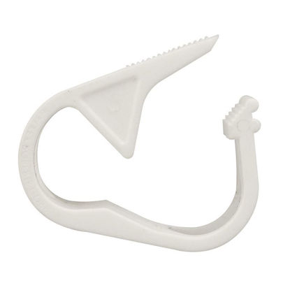 TUBING CLAMP, SINGLE POSITION, POLYPROPYLENE, FOR 1/2” OD TUBING