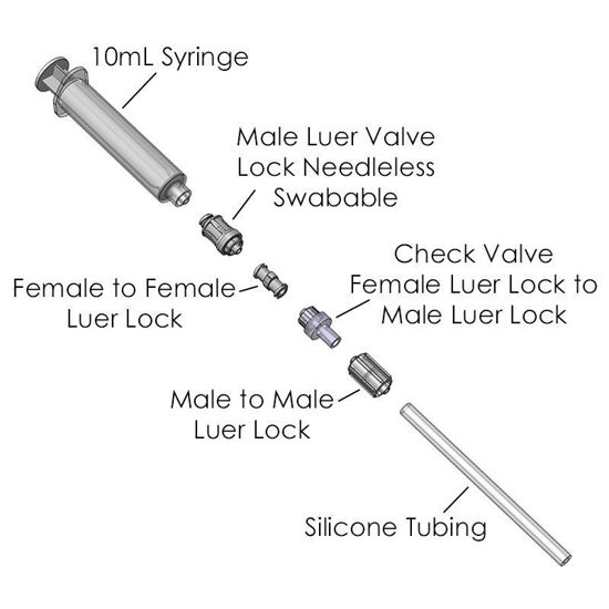 LUER LOCK CONNECTION, SAMPLER, 10ML SYRINGE, BIOREACTOR