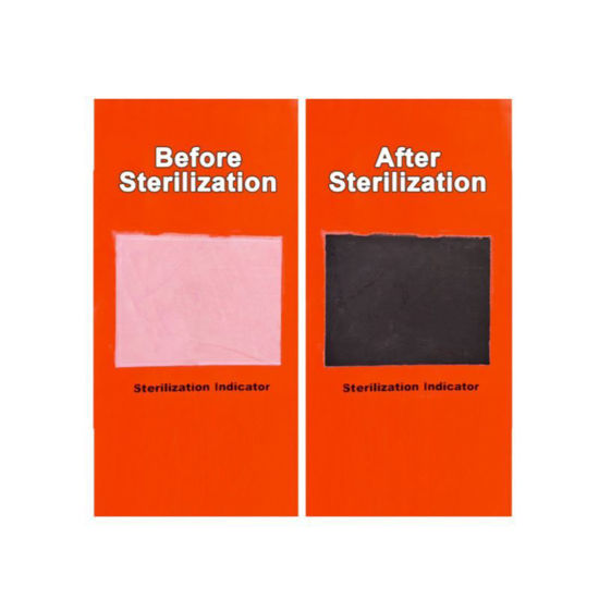 BOWTIE BIOHAZARD AUTOCLAVE BAG, WITH DRAWSTRING, LARGE MARKING AREA AND STERILIZATION INDICATOR