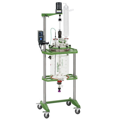 30L PROCESS REACTORS, CYLINDRICAL, JACKETED, ELECTRIC MOTOR, MECHANICAL BEARING