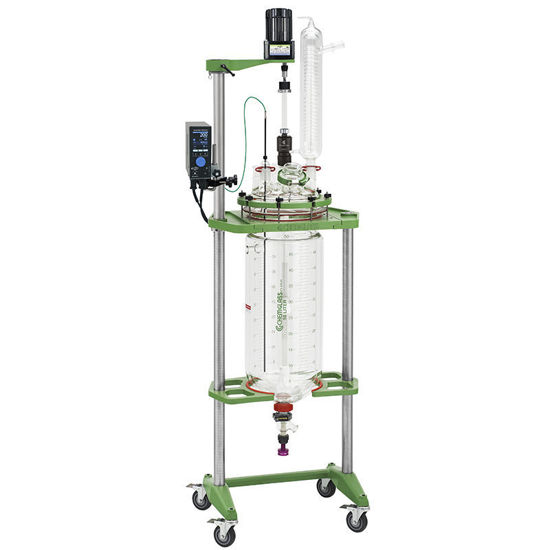 50L PROCESS REACTORS, CYLINDRICAL, TALL, 300MM, JACKETED, ELECTRIC MOTOR, MECHANICAL BEARING