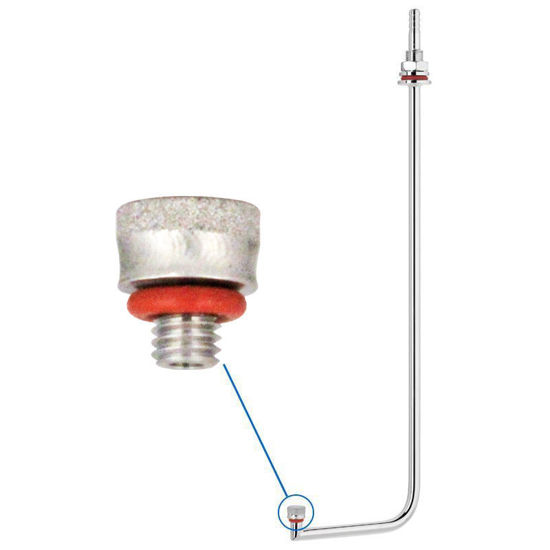 REPLACEMENT POROUS TIP FOR SPARGER, 15µM FRIT, FOR AIR AERATION TUBES, STAINLESS STEEL, FOR BIOREACTORS, MOTT
