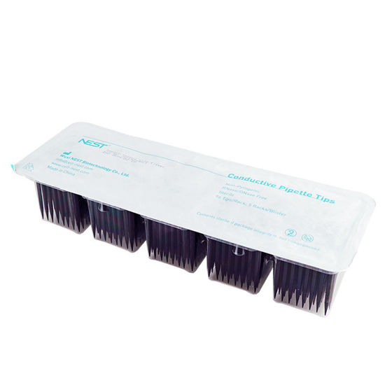 AUTOMATION CONDUCTIVE TIPS FOR HAMILTON SYSTEM, WITH BARCODE, STERILE, 5 BLISTER PACK, NEST