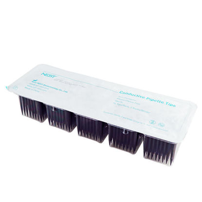 AUTOMATION CONDUCTIVE FILTER TIPS FOR HAMILTON SYSTEM, WITH BARCODE, STERILE, 5 BLISTER PACK, NEST
