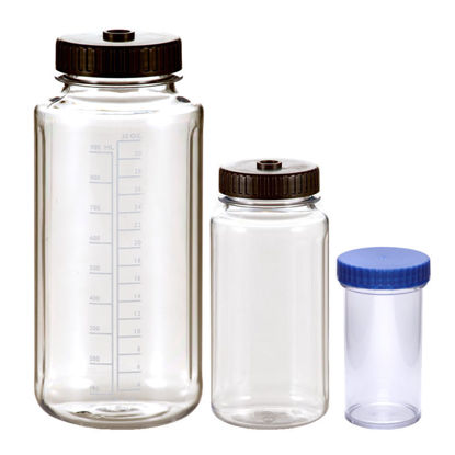 BOTTLES, CENTRIFUGE, WIDE MOUTHS, POLYCARBONATE