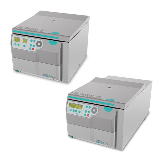 CENTRIFUGE, REFRIGERATED OR NON-REFRIDGERATED, HERMLE Z327/Z327-K UNIVERSAL CENTRIFUGE