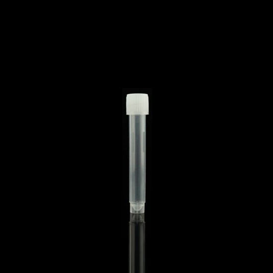 TRANSPORT TUBES, WITH DOUBLE-THREADED SCREW CAPS SEPERATED, STERILE, NEST