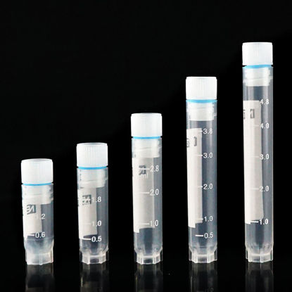 CRYOGENIC VIAL, SELF-STANDING, INTERNAL THREAD, STERILE, RACKED, NEST