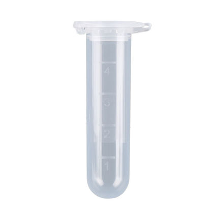 5ML CENTRIFUGE TUBE, CLEAR, ROUND BOTTOM, SNAP CAP, NON-STERILE, NEST