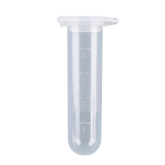 5ML CENTRIFUGE TUBE, CLEAR, ROUND BOTTOM, SNAP CAP, STERILE, NEST
