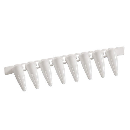 0.1ML PCR 8-STRIP TUBES, WHITE, NEST