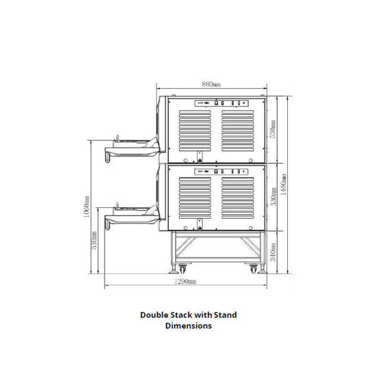 LARGE CAPACITY STACKABLE INCUBATOR SHAKER, 25MM ORBIT
