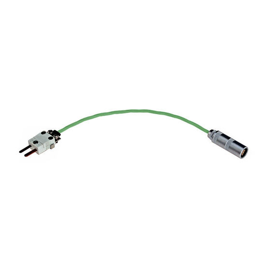 LEMO TO MINI PLUG ADAPTERS, GREEN CORDS