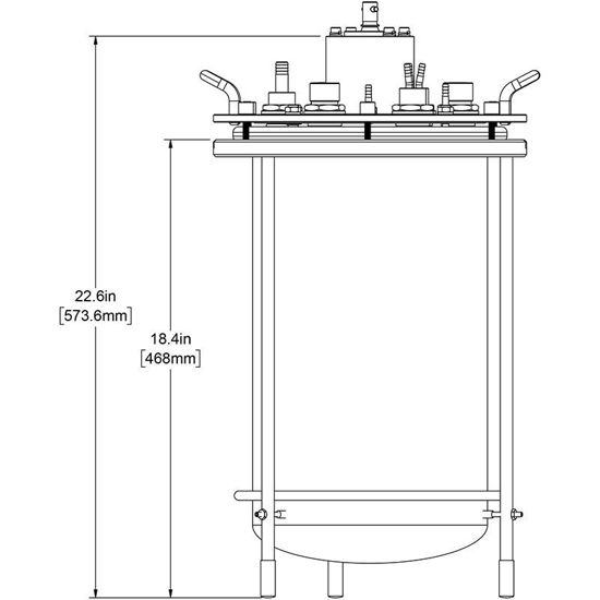 15L MICROBIAL FERMENTATION BIOREACTOR SYSTEMS, UNJACKETED