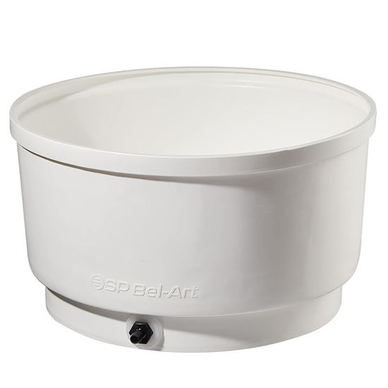 BUCHNER FUNNELS, TABLE TOP, POLYETHYLENE, POROUS, 24 INCH FUNNEL ID, FIXED OR REMOVABLE PLATES