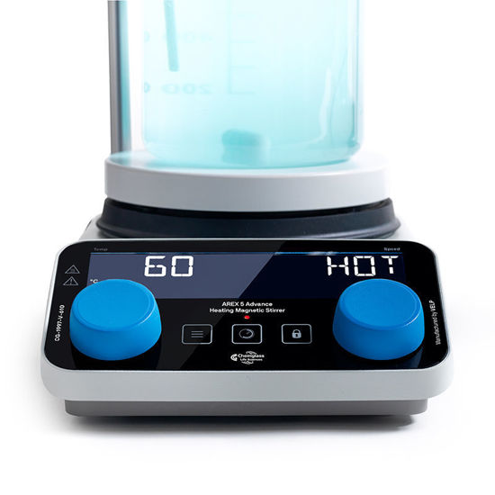 AREX 5 ADVANCE MAGNETIC HOT PLATE STIRRER, DIGITAL, 135MM DIAMETER ROUND TOP